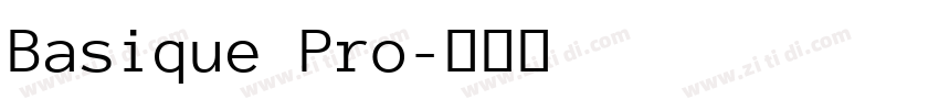 Basique Pro字体转换